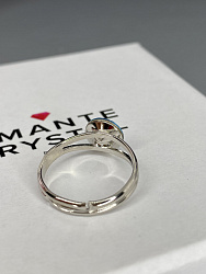 Кольцо ELIS 8mm aquamarine элегантное 2