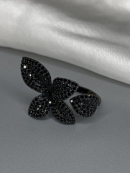 Кольцо DAZZ Flower jet 3,5см 1