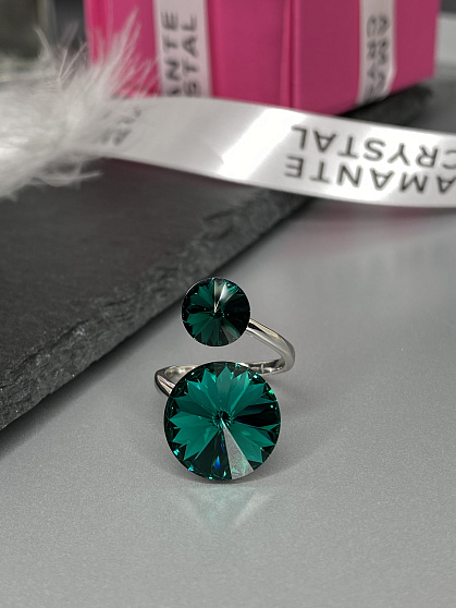 Кольцо KR JANIN emerald