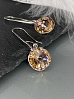Красивые серьги Elina 14mm vintage rose с дорогим цветом