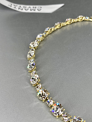 Чокер Fashion crystal Au  1