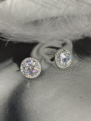 Пусеты Kassandra zircon 2