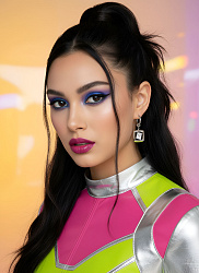 Серьги Ramka crystal  4