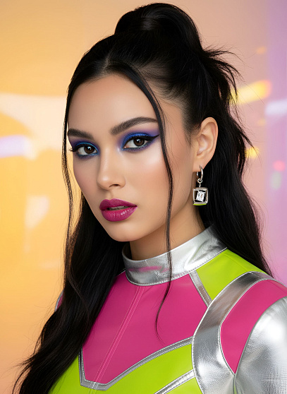Серьги Ramka crystal 