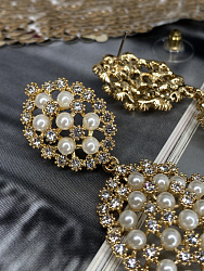 Серьги KR Gloria жемчуг Au 3