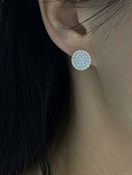 Серьги Barbara Au (циркон) 1