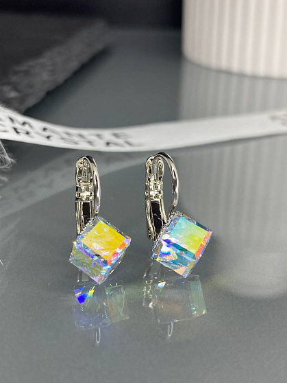 Серьги KORA 6mm AB