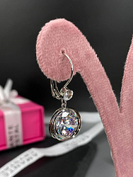 Серьги KR Жанин crystal 3