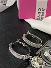 Серьги Capri/baget Asimetria crystal