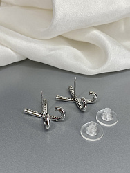 Серьги X big 2 см 2