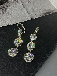 Серьги TERI с австрийскими кристаллами crystal 3