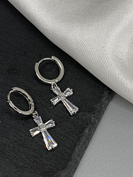 Серьги Bluc крестики 2