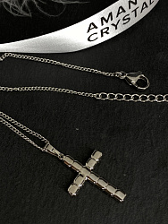 Подвеска крест KROW mini 4