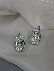 Серьги CAPRI 18mm crystal 3