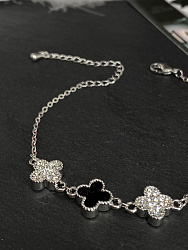 Браслет Klever crystal/jet 4