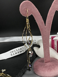 Серьги KR SOFI silver night Au 3