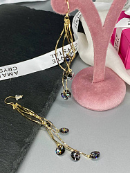 Серьги KR SOFI silver night Au 2