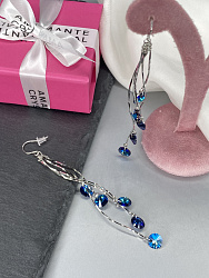 Серьги KR SOFI bermuda blue 2