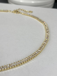 Колье-чокер Baget crystal Au длина колье 33+5 см 1