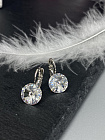 Серьги RIVOLI 10mm crystal