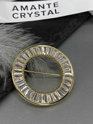 Брошь BLUC Циркон Au 3