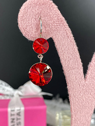 Серьги JANINE light siam 4