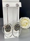 Серьги IREN Saturn bl diamondl