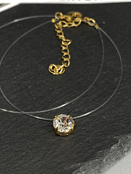 Подвеска Sara на леске crystal Au 4