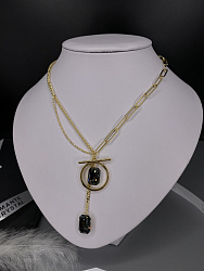 Колье Capri цепь silver night Au 1