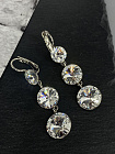Серьги TERI с австрийскими кристаллами crystal