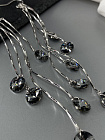 Серьги KR SOFI silver night