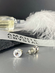 Серьги 6 mm crystal 4