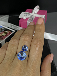 Кольцо JANINE light sapphire 1