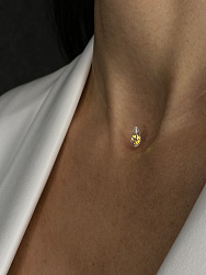 Подвеска капля Briolett на леске 40см 1