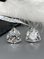 Серьги KR DAFNA 18mm crystal, итальянский замок 2