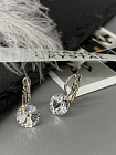 Серьги RIVOLI 8mm с австрийскими кристаллами crystal