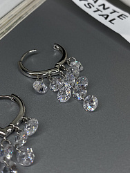 Серьги KR rossinka гроздь 3