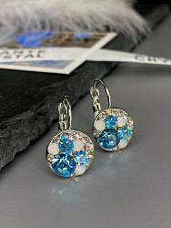 Серьги Rivolo aquamarine  2