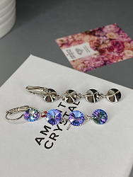 Серьги REGINA 5,5см с австрийскими кристаллами VL 1