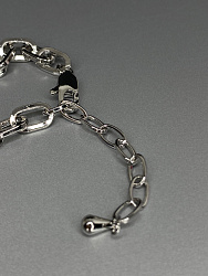 Колье Tablet цепь jet  3