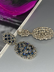 Серьги KR Gloria denim 3