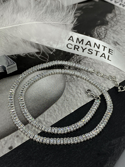 Колье-чокер Baget crystal длина колье 33+5 см
