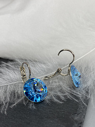 Серьги RIVOLI 12 aquamarine 4