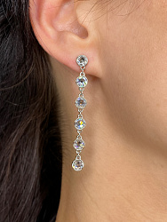 Серьги KR Matti стразы mini crystal 1