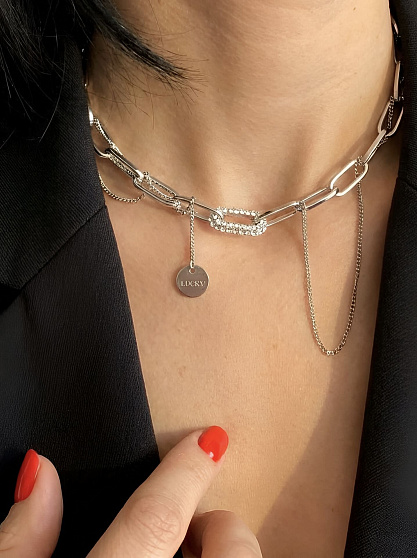 Колье Цепь Lux