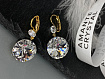 Серьги JANINE18/6 crystal Au