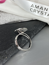 Кольцо ELIS 14мм crystal 4