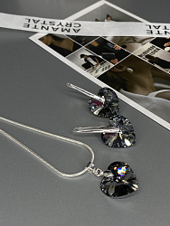 Комплект Roskosh heart silver night 1