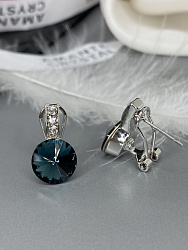 Серьги BluC rivoli 10mm denim 4