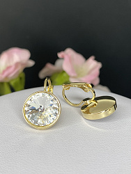 Серьги KR Rivoli с австрийскими кристаллами crystal Au 1